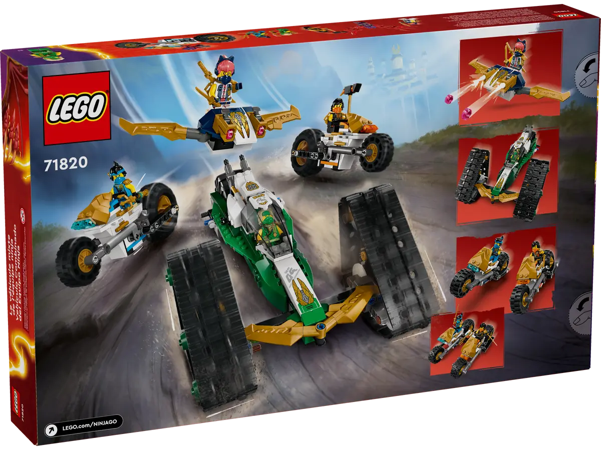 LEGO Ninjago Vehículo Combinado del Equipo Ninja 71820