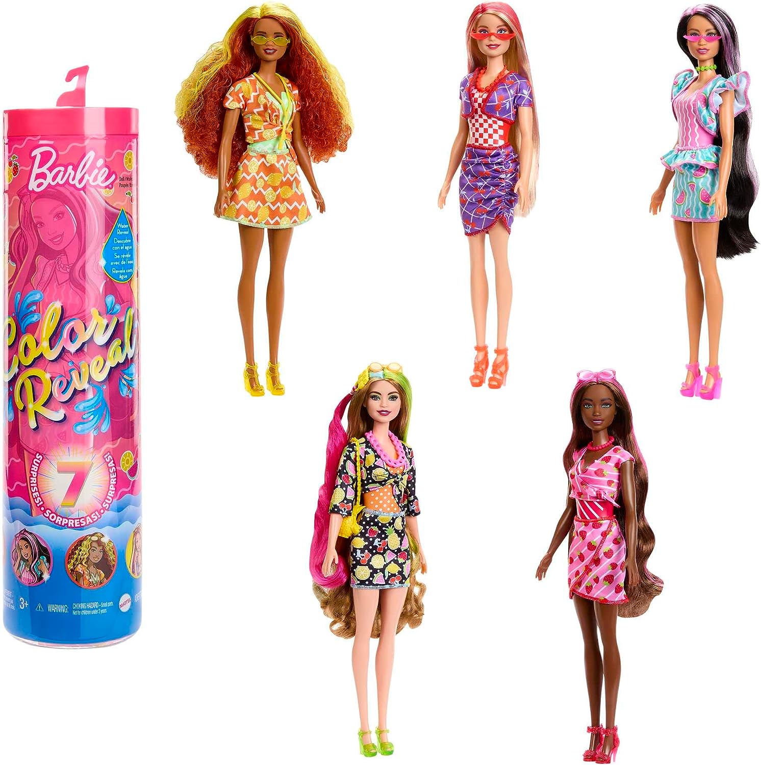 Barbie Sweet Fruit: Color Reveal Scent Sweet Fruits Aleatoria