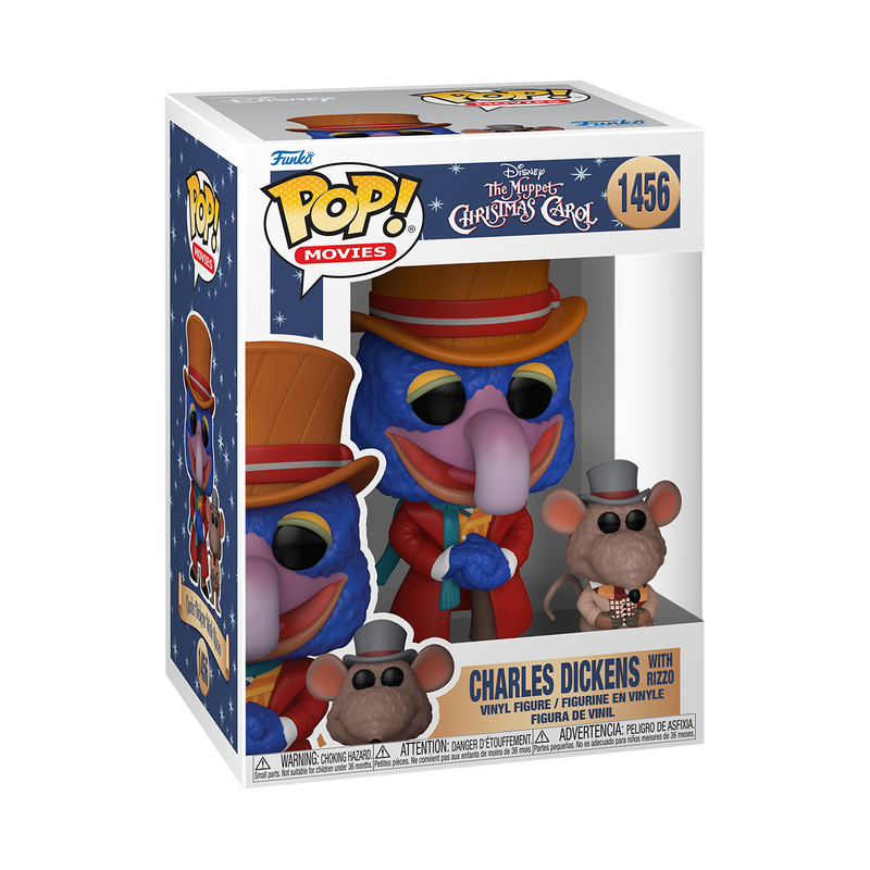 Funko Pop & Buddy: The Muppet Christmas Carol - Charles Dickens Con Rizzo