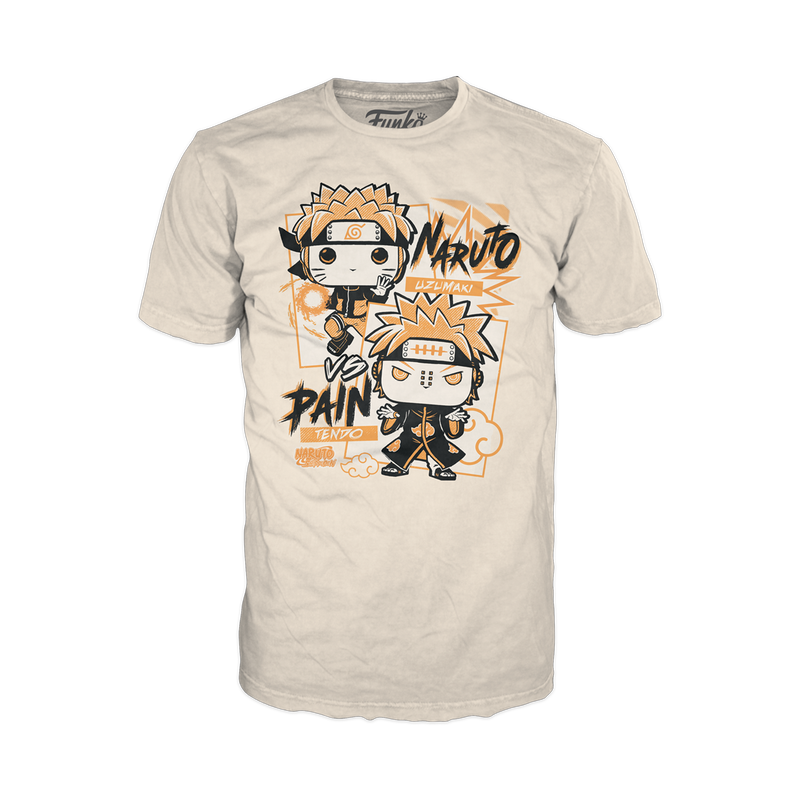 Funko Boxed Tee: Naruto Shippuden - Naruto VS Pain Playera 3XL