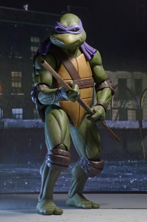 NECA Figura de Accion: TMNT Tortugas Ninja 1990 - Donatello Escala 1/4