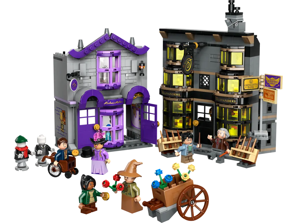 LEGO Harry Potter Ollivanders y Tunicas de Madame Malkin 76439