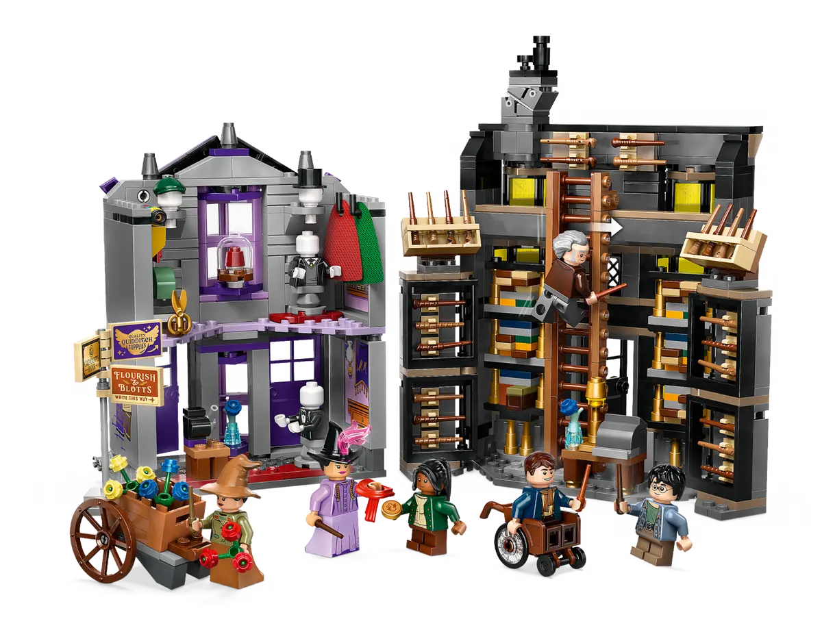 LEGO Harry Potter Ollivanders y Tunicas de Madame Malkin 76439