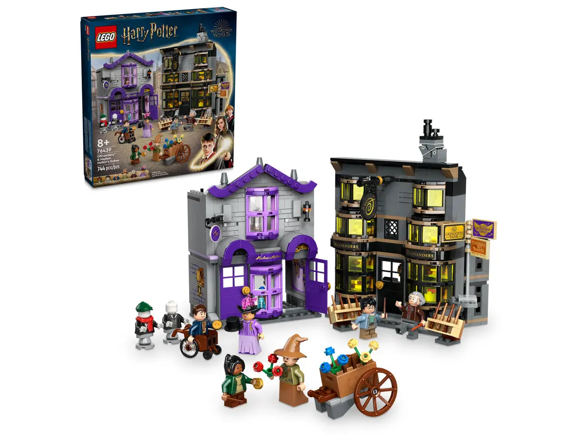 LEGO Harry Potter Ollivanders y Tunicas de Madame Malkin 76439