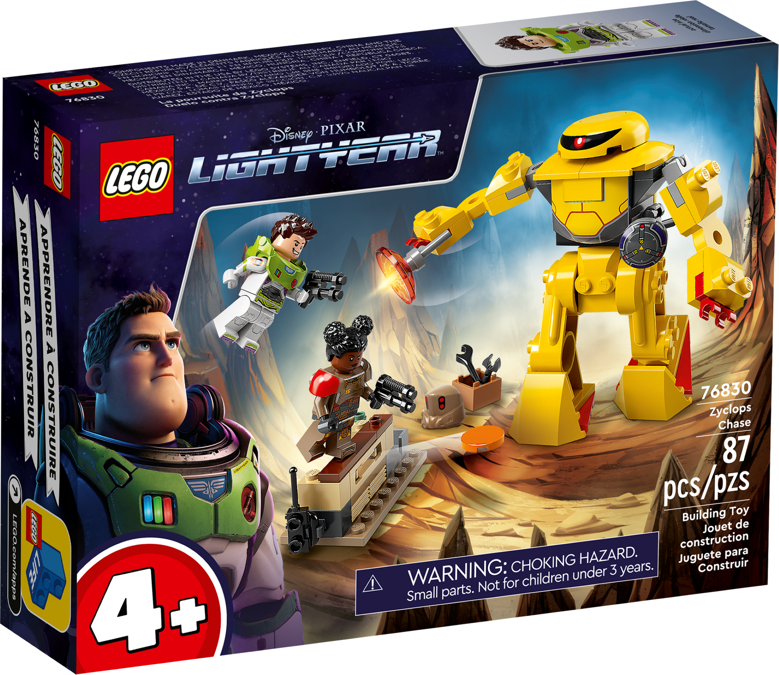 LEGO Disney Lightyear Duelo contra Zyclops 76830