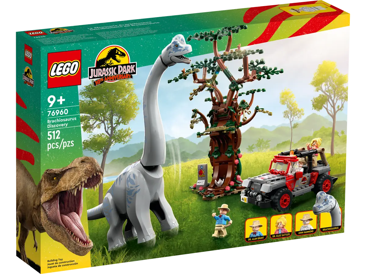 LEGO Jurassic World Descubrimiento Del Braquiosaurio 76960