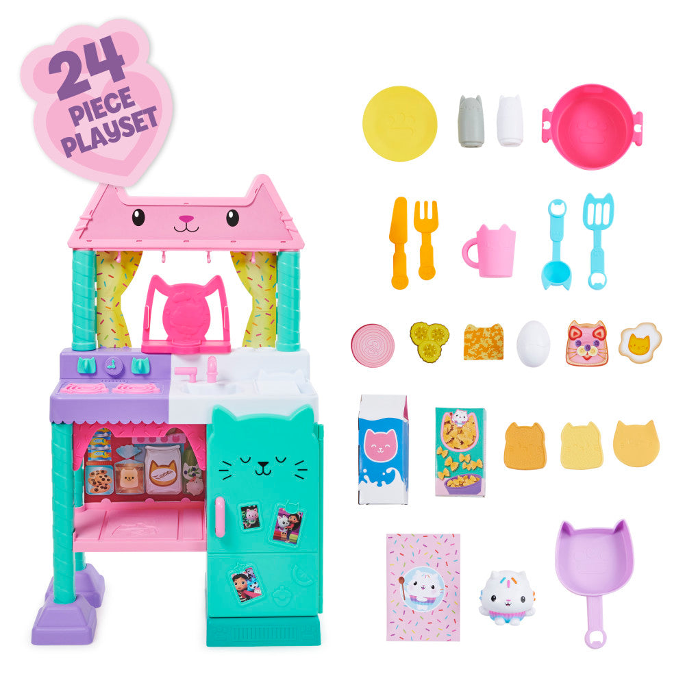 Gabbys Dollhouse: Set De Juego Cocina Pastelillos Con Cakey