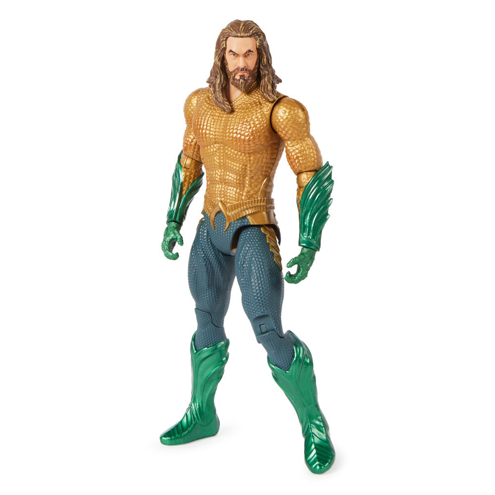 Aquaman: Aquaman Traje Dorado Figura De Accion 12 Pulgadas