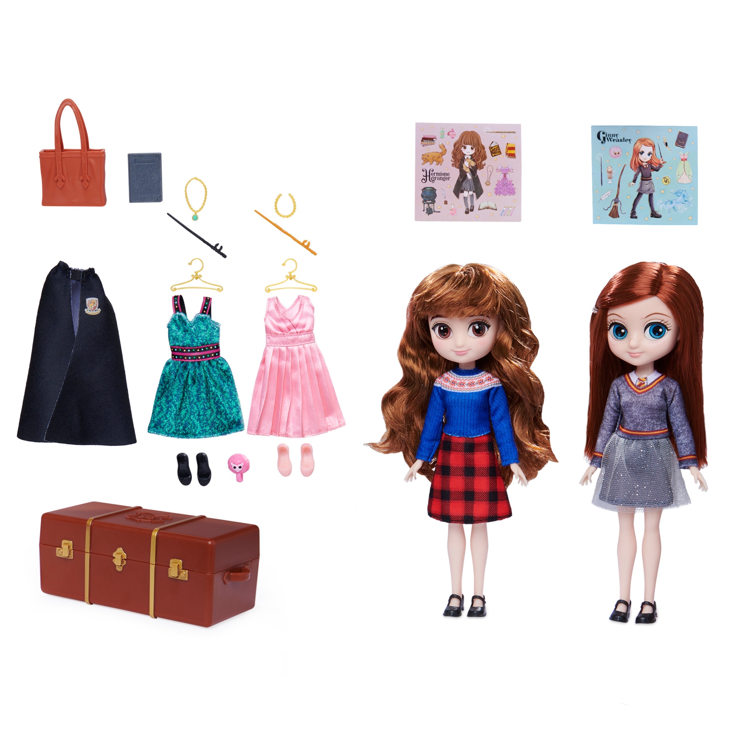 Wizarding World: Harry Potter - Set De Mu√±ecas De Hermione Y Ginny 8 Pulgadas