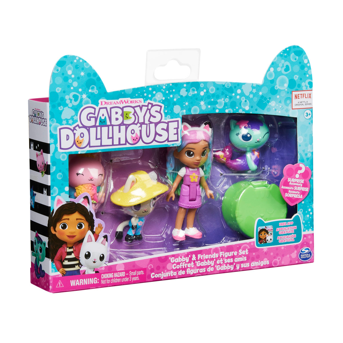 Gabbys Dollhouse: Set De Figuras De Gabby Y Sus Amigos