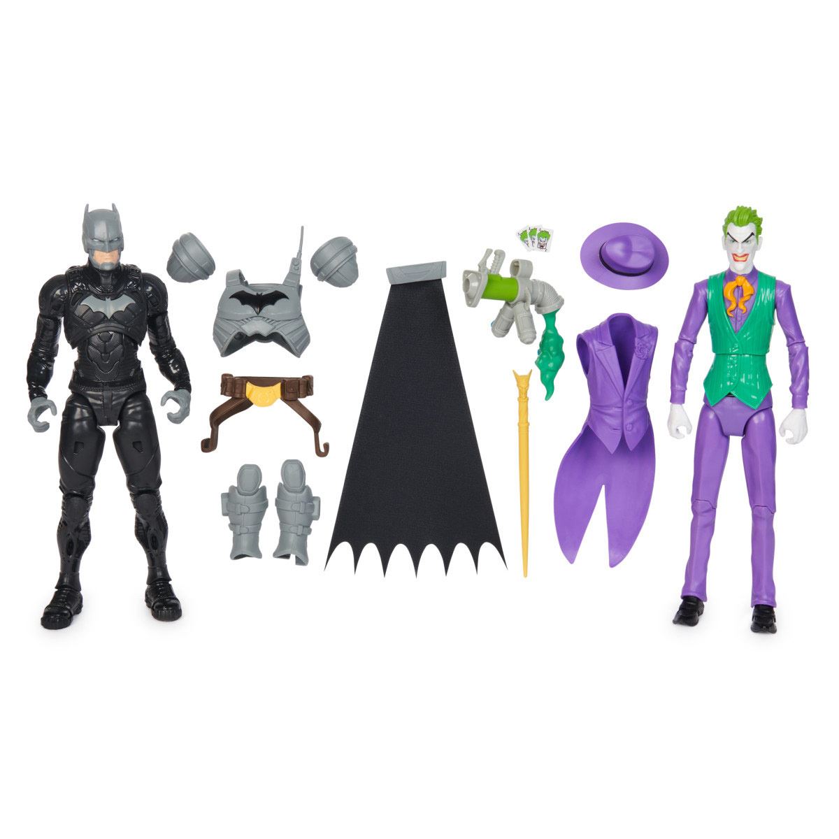 Batman: DC - Batman Vs Joker Figura 12 Pulgadas 2 Pack