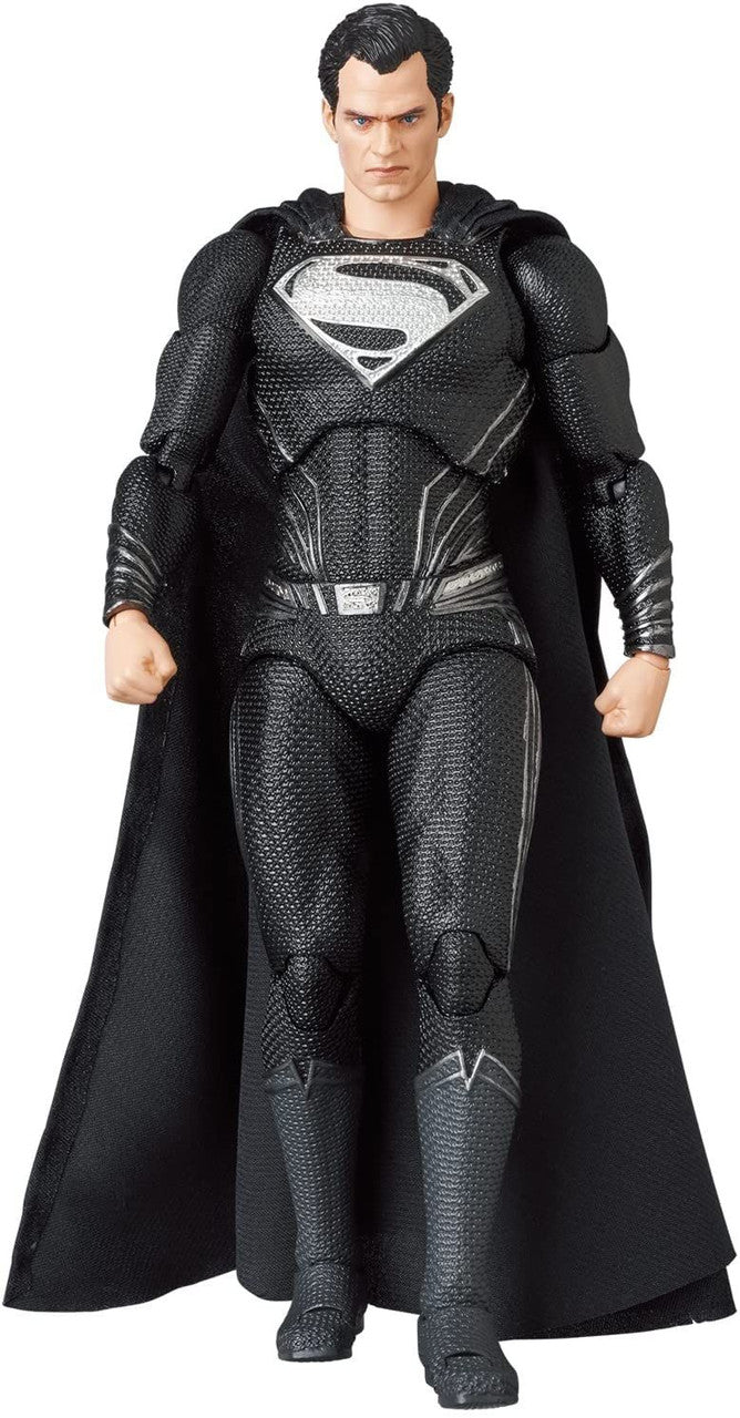 Medicom Toy Action Figure Mafex: Dc Justice League Zack Snyder - Superman Black Suit