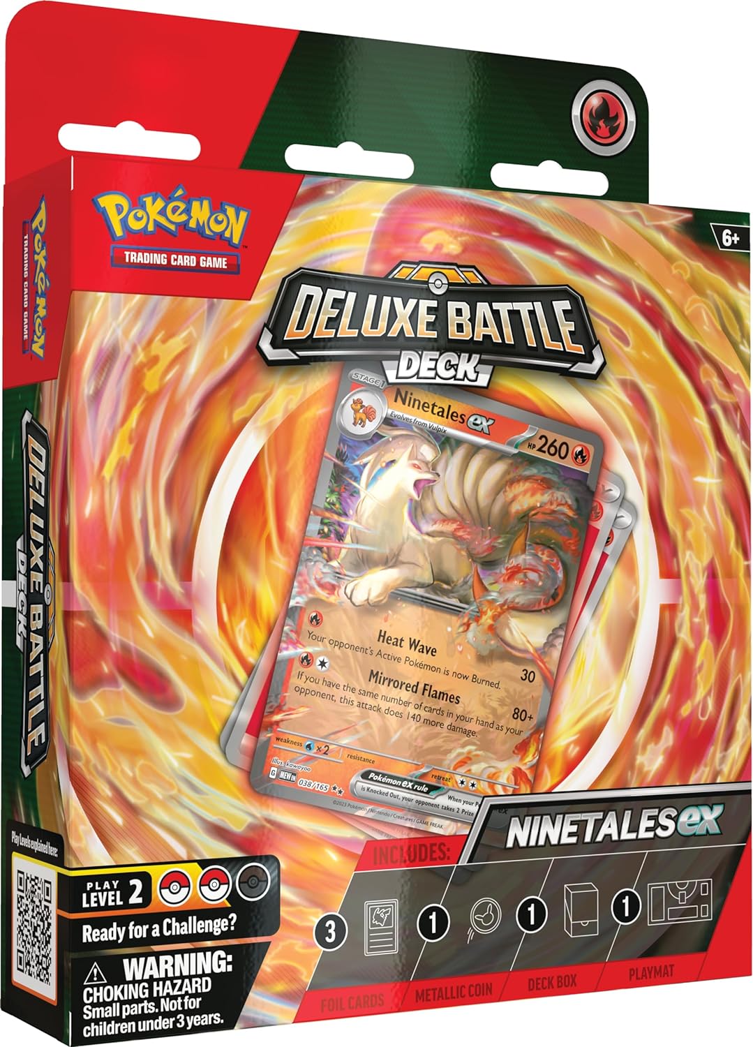 Pokemon TCG: Battle Deck Deluxe Ninetails Ex En Ingles