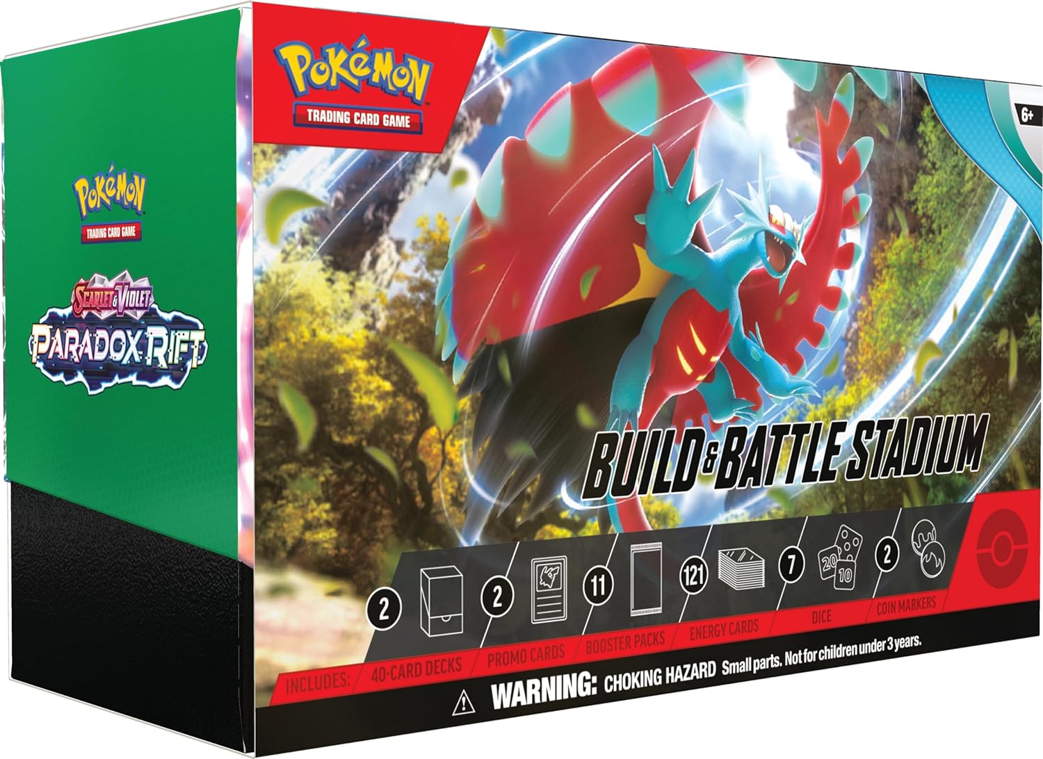 Pokemon TCG Scarlet & Violet: Paradox Rift - Build & Battle Stadium Bramaluna en Español