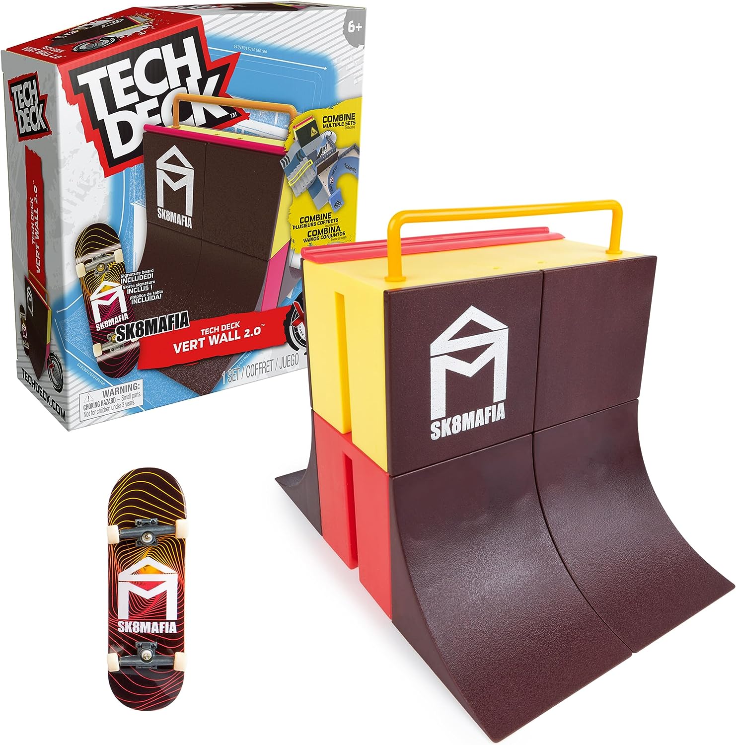 Tech Deck: Set De Rampas X Connect - Vert Wall 2.0 Sk8Mafia