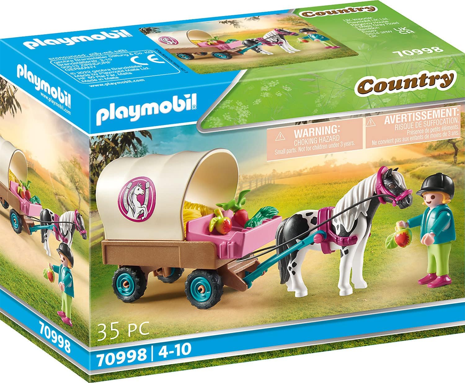 Playmobil Country: Carruaje De Ponis 70998