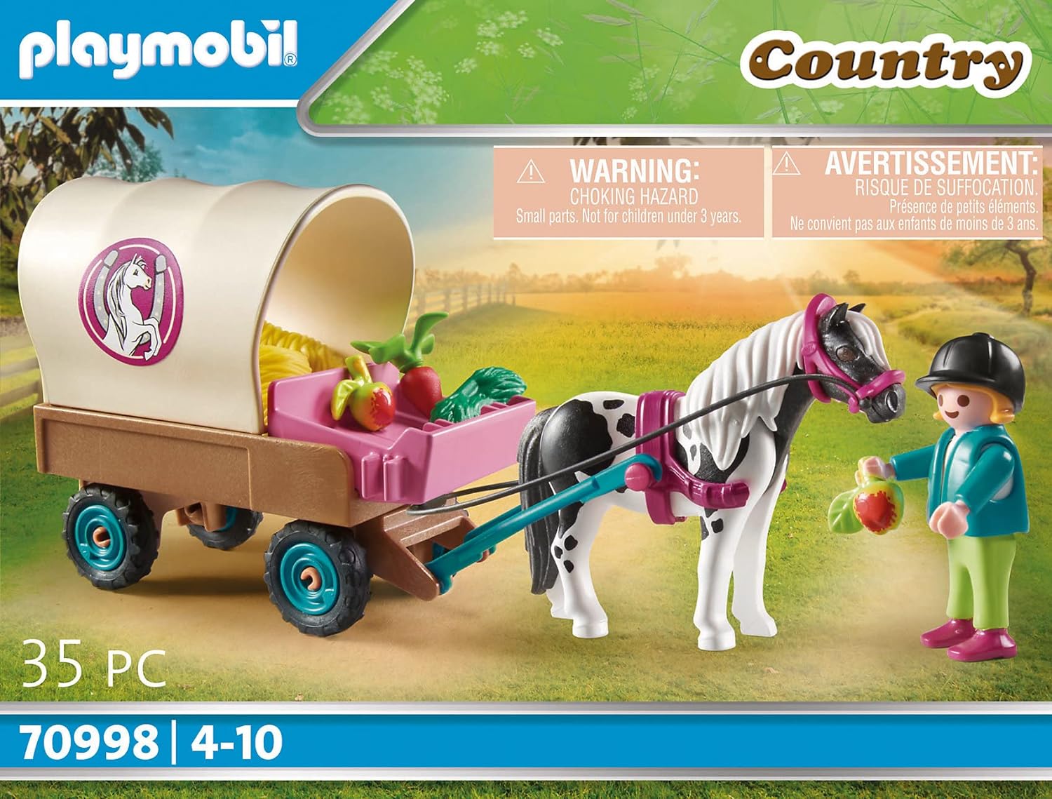 Playmobil Country: Carruaje De Ponis 70998