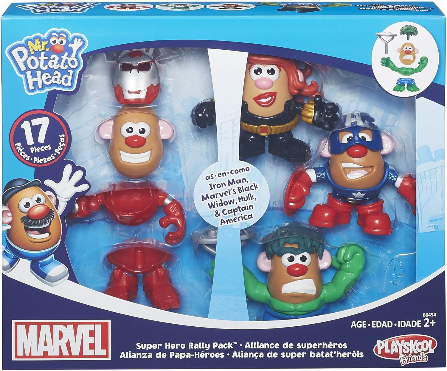 Sr Cara De Papa: Marvel - Alianza Papa-Heroes Pack 4