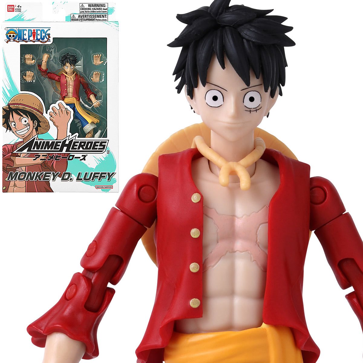 Bandai Anime Heroes: One Piece - Monkey D Luffy Version 2 Figura de Accion