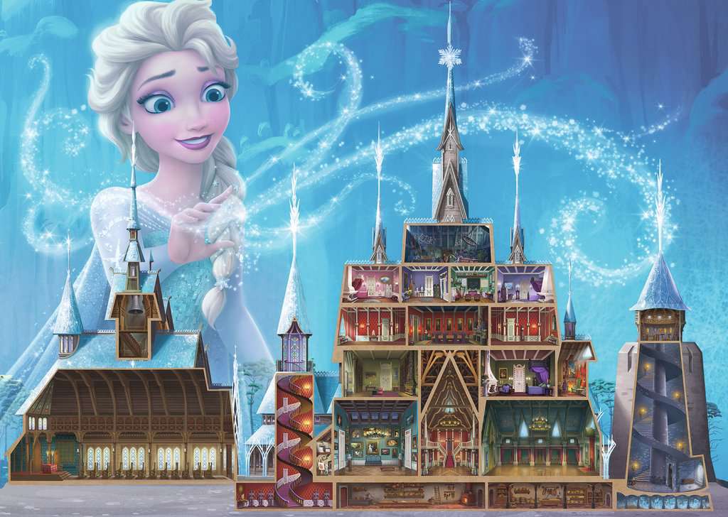 Ravensburger Rompecabezas: Disney - Castillo De Elsa 1000 piezas