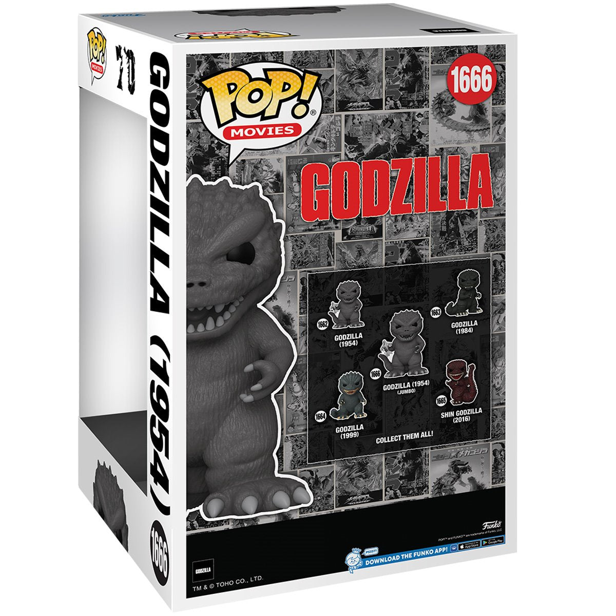 Funko Pop Jumbo: Godzilla 70 Aniversario - Godzilla 1954 10 Pulgadas