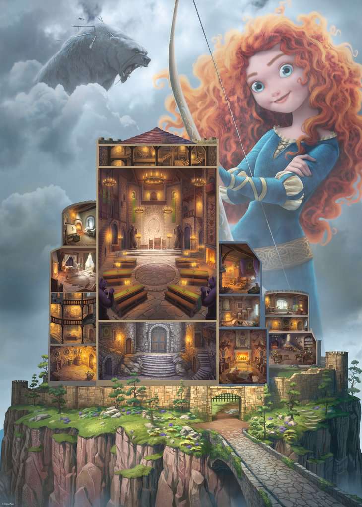 Ravensburger Rompecabezas: Disney - Castillo De Merida 1000 piezas