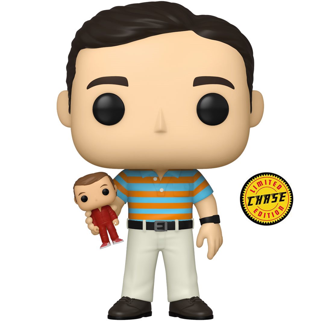 Funko Pop Movies: Virgen a los 40 - Andy con Oscar