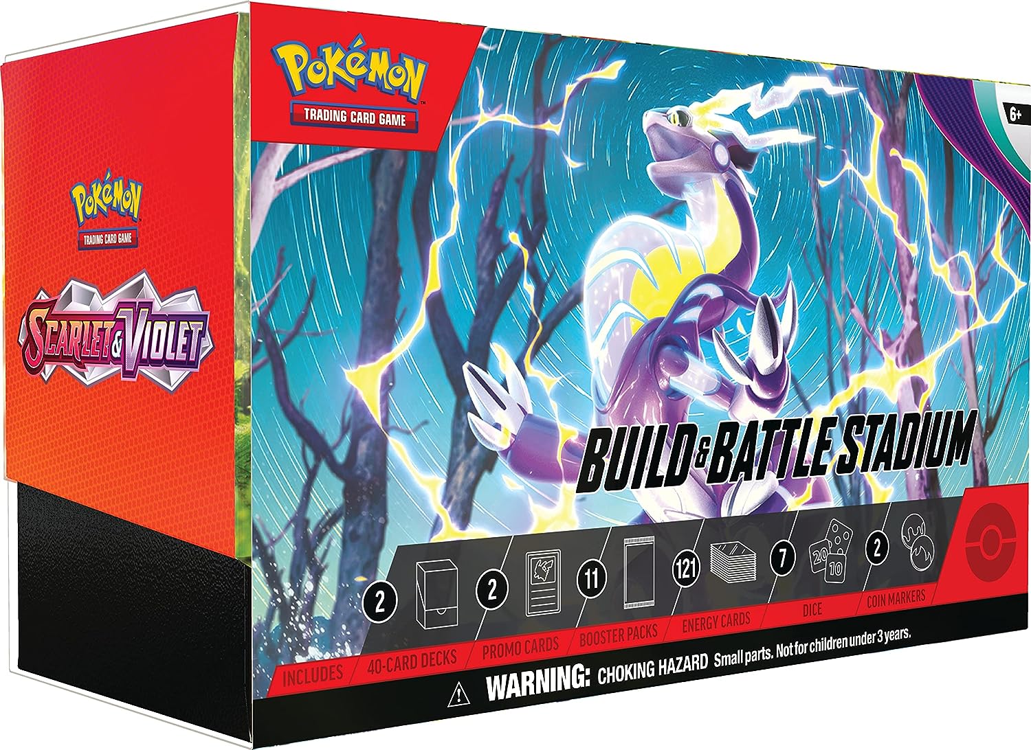 Pokemon TCG Scarlet & Violet: Build & Battle Stadium koraidon en Ingles