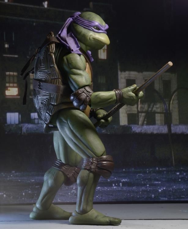 NECA Figura de Accion: TMNT Tortugas Ninja 1990 - Donatello Escala 1/4