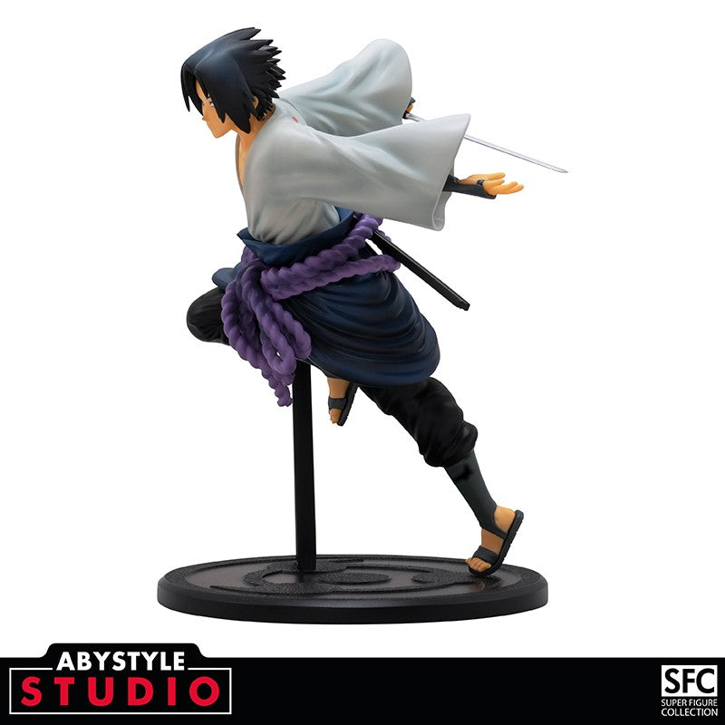 ABYStyle Super Figure Collection: Naruto Shippuden - Sasuke Uchiha Escala 1/10