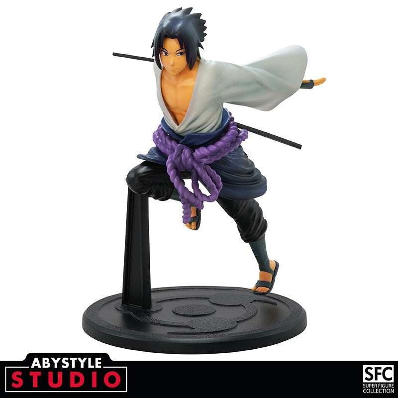 ABYStyle Super Figure Collection: Naruto Shippuden - Sasuke Uchiha Escala 1/10