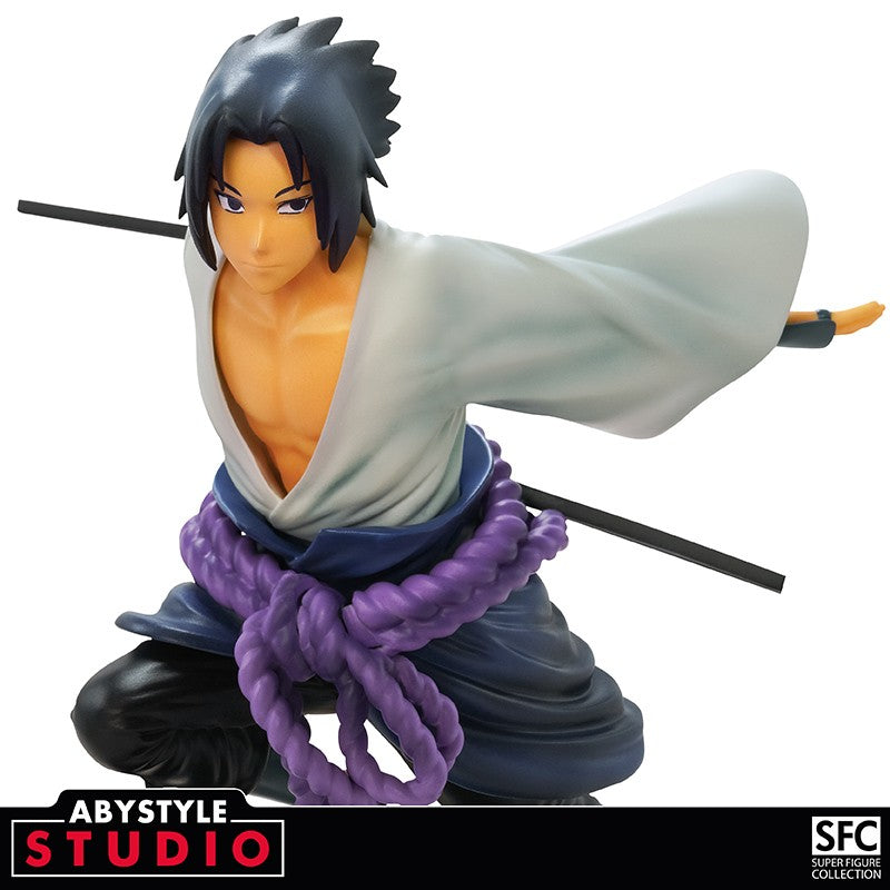 ABYStyle Super Figure Collection: Naruto Shippuden - Sasuke Uchiha Escala 1/10