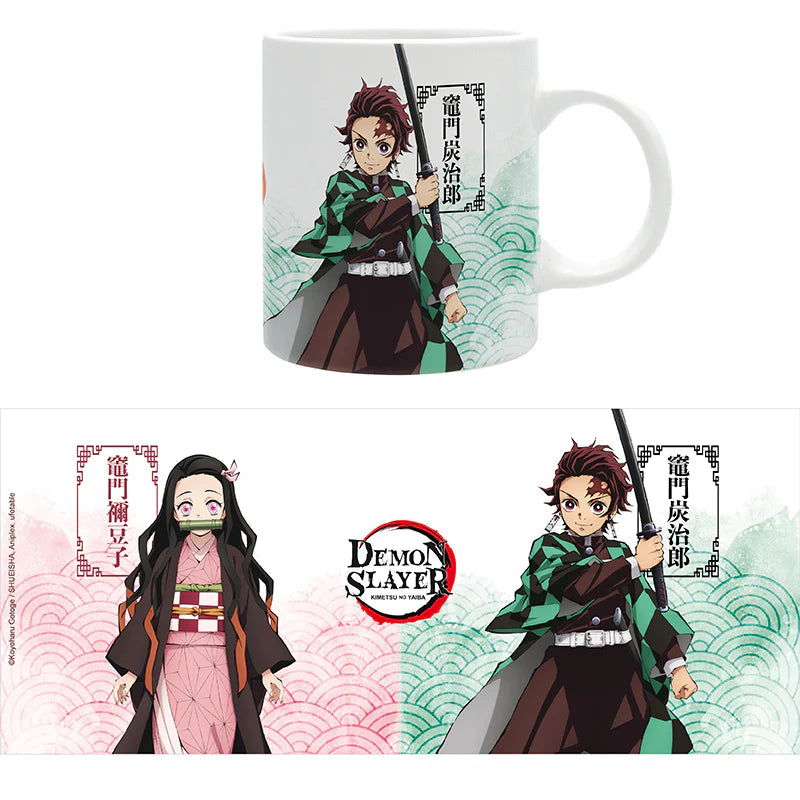 ABYStyle Taza De Ceramica: Demon Slayer - Tanjiro y Nezuko 320 ml