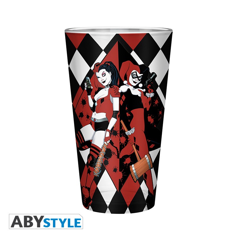 ABYStyle Vaso De Vidrio: DC Comics - Harley Quinn 400 ml