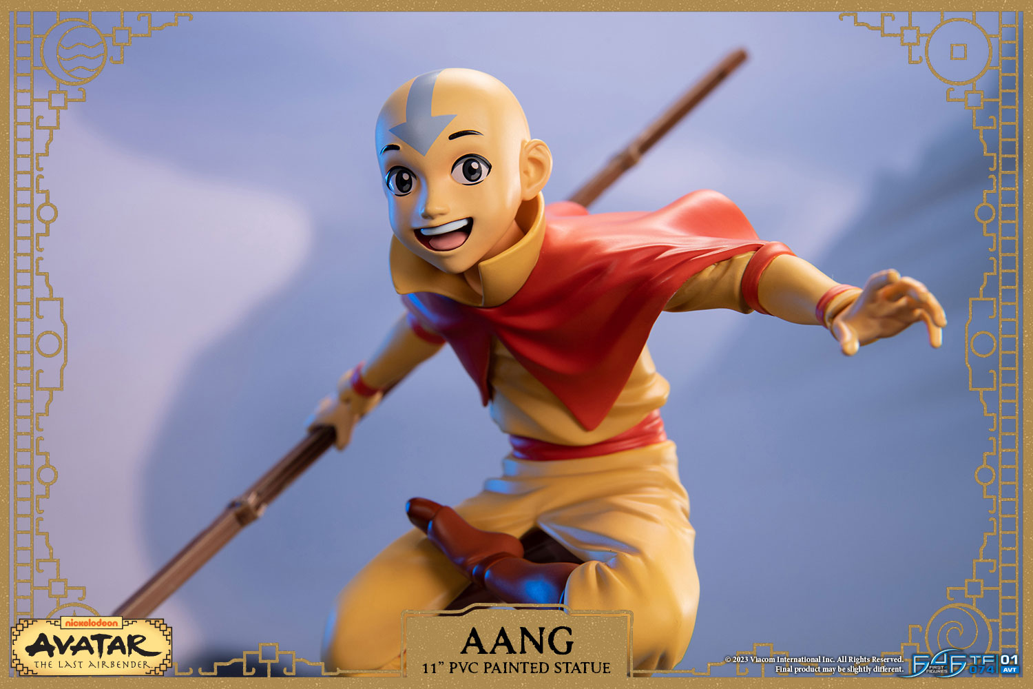 First 4 Figures: Avatar El Ultimo Maestro Del Aire - Aang Edicion Estandar 11 Pulgadas