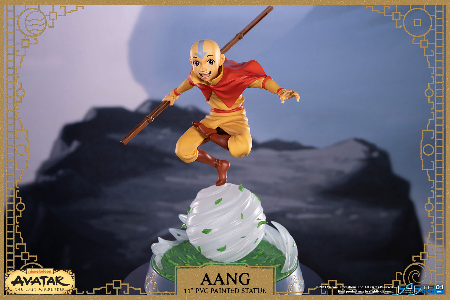 First 4 Figures: Avatar El Ultimo Maestro Del Aire - Aang Edicion Estandar 11 Pulgadas