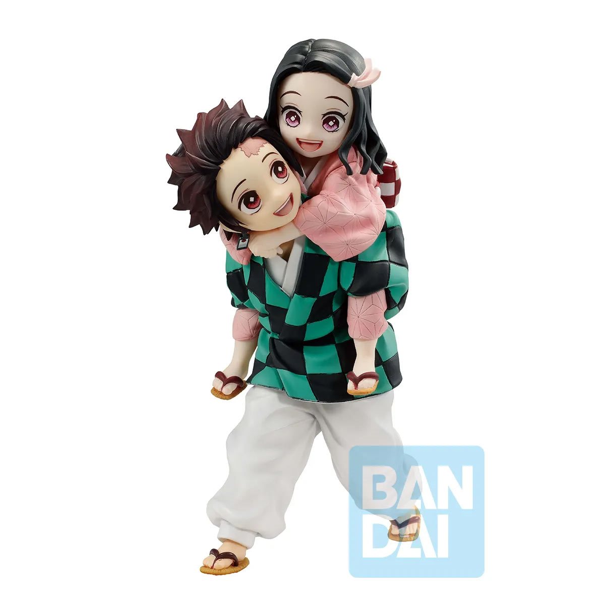 Bandai Tamashii Nations: Demon Slayer Kimetsu No Yaiba - Tanjiro Kamado Y Nezuko Kamado Estatua Ichibansho Immortal Ties