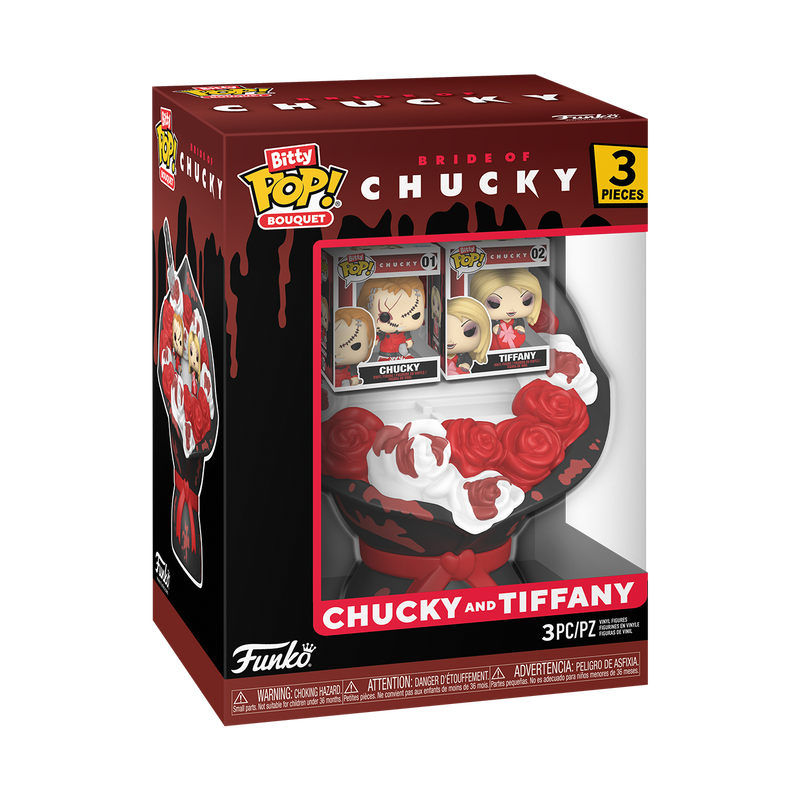 Funko Bitty Pop Bouquet: San Valentin - Chucky y Tiffany