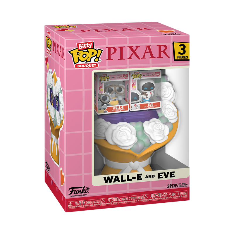 Funko Bitty Pop Bouquet: San Valentin - Wall E y Eva