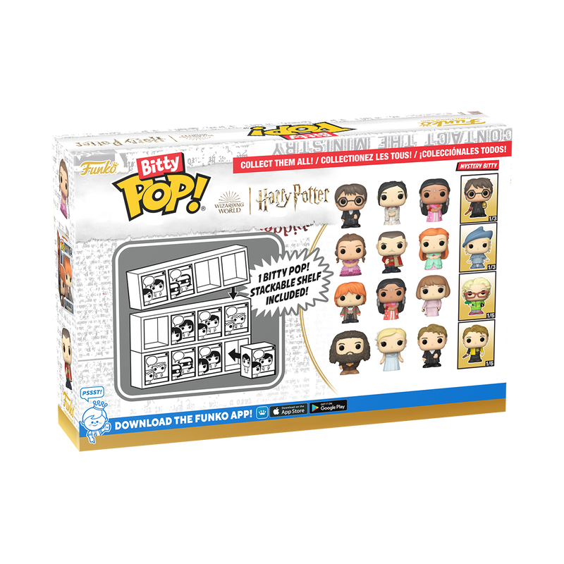 Funko Bitty Pop: Harry Potter y El Caliz De Fuego - Ron 4 Pack