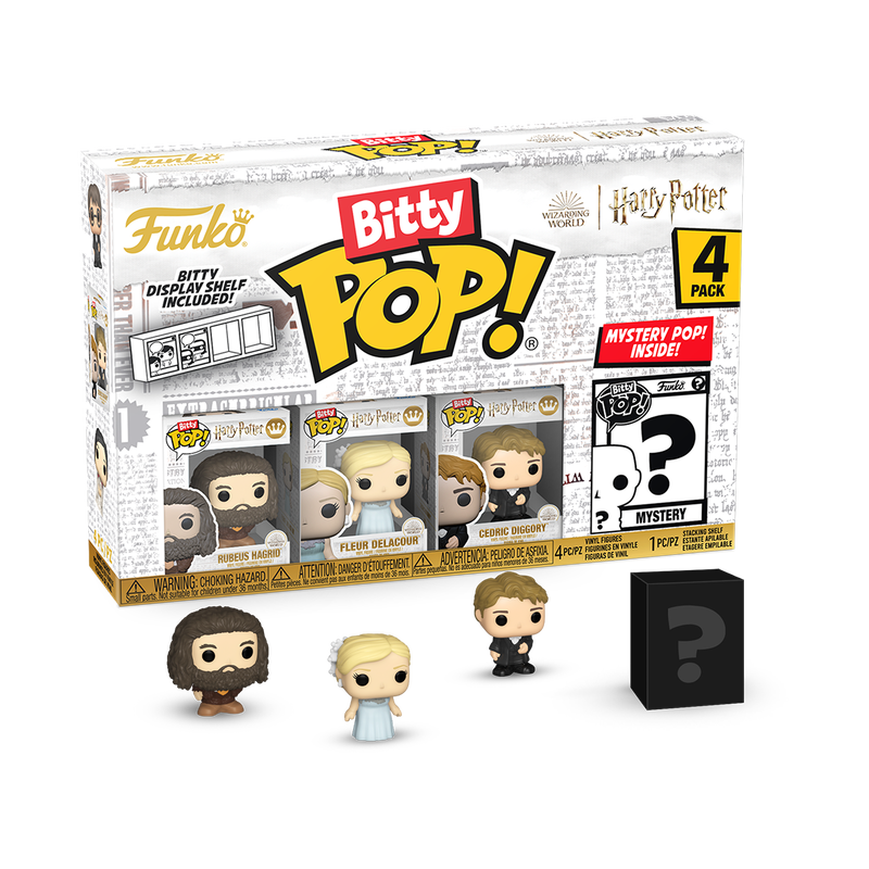 Funko Bitty Pop: Harry Potter y El Caliz De Fuego - Hagrid 4 Pack