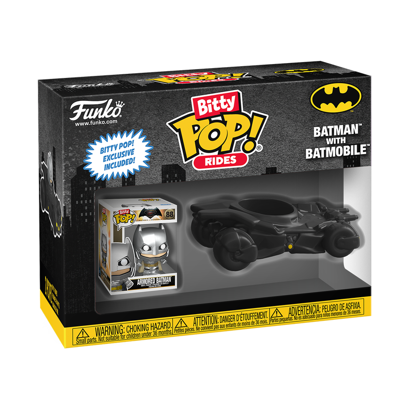 Funko Bitty Pop Ride: DC Comics - Batman Con Batimobil