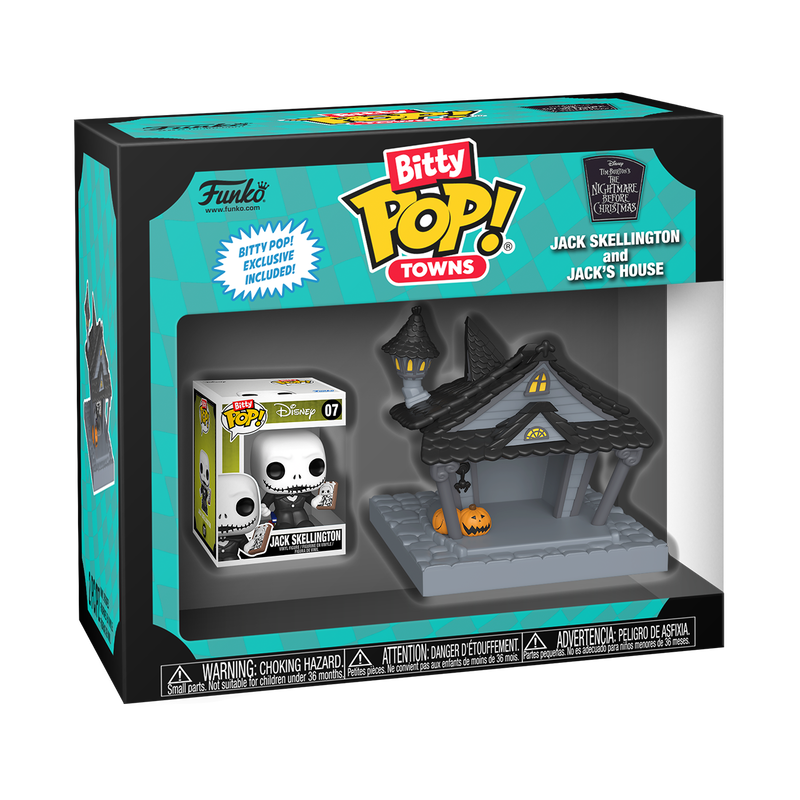 Funko Bitty Pop Town: Disney Mundo De Jack - Jack En Casa