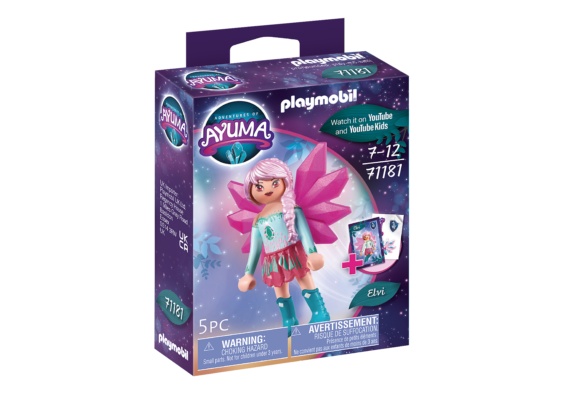 Playmobil Adventures of Ayuma: Cristal Fairy Elvi 71181