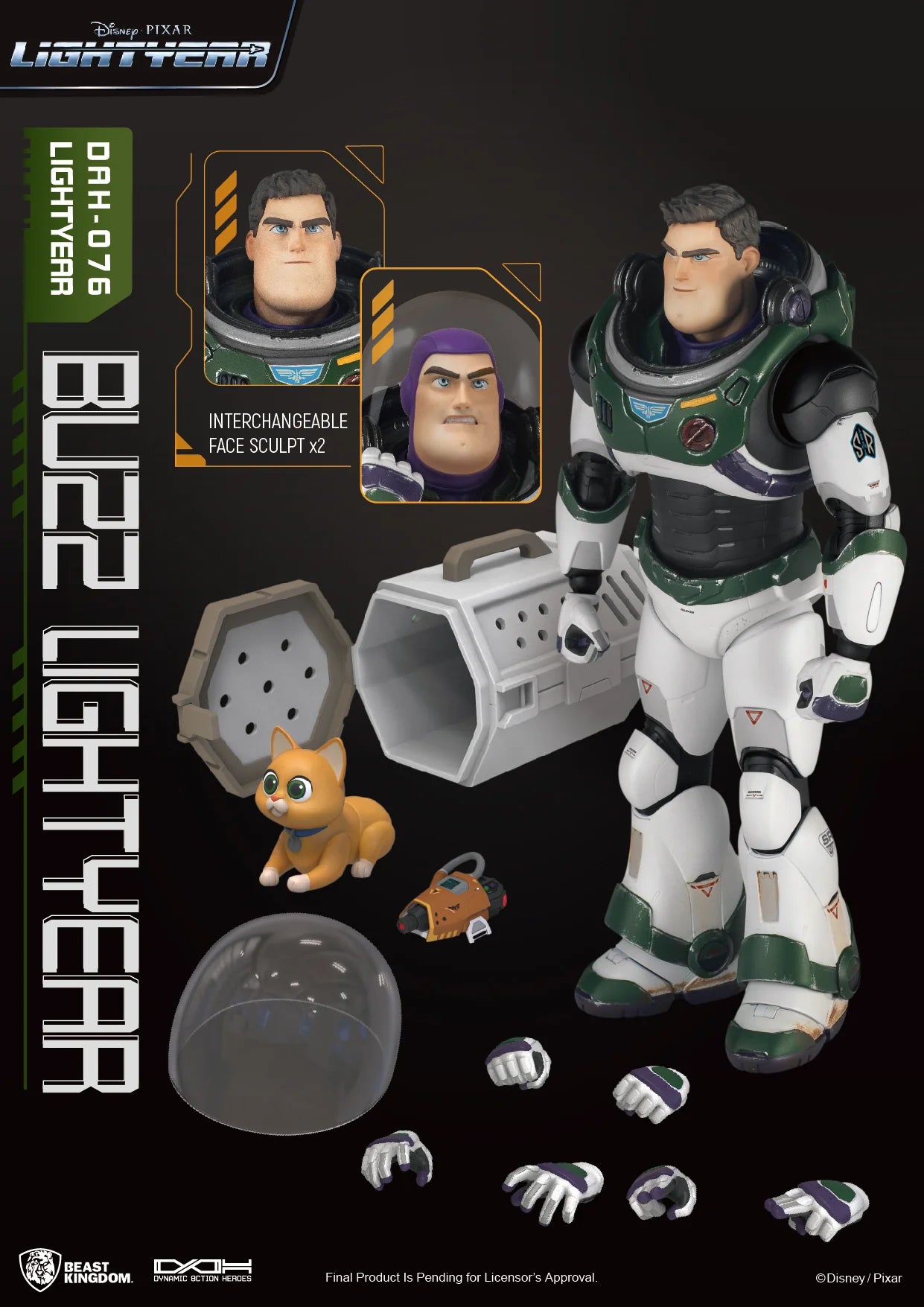 Beast Kingdom Dynamic Action Heroes: Disney Pixar Lightyear - Buzz Lightyear Alpha Suit DAH-076