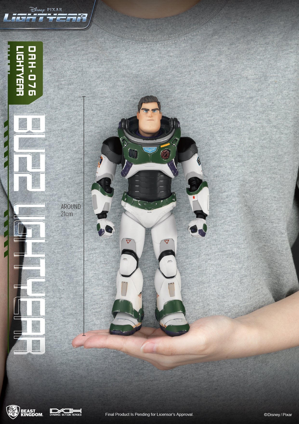 Beast Kingdom Dynamic Action Heroes: Disney Pixar Lightyear - Buzz Lightyear Alpha Suit DAH-076