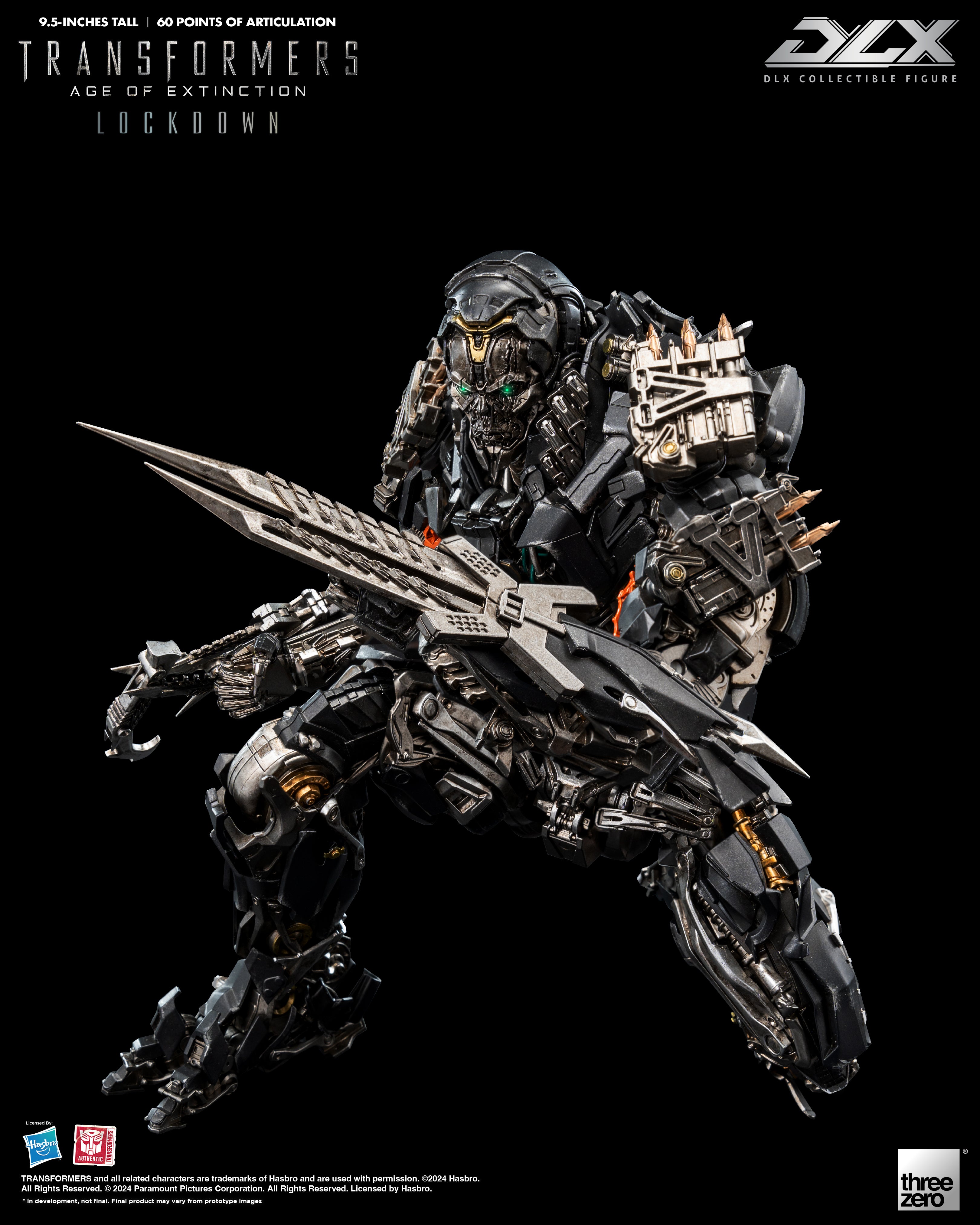 Threezero Dlx Series: Transformers Age Of Extinction - Lockdown