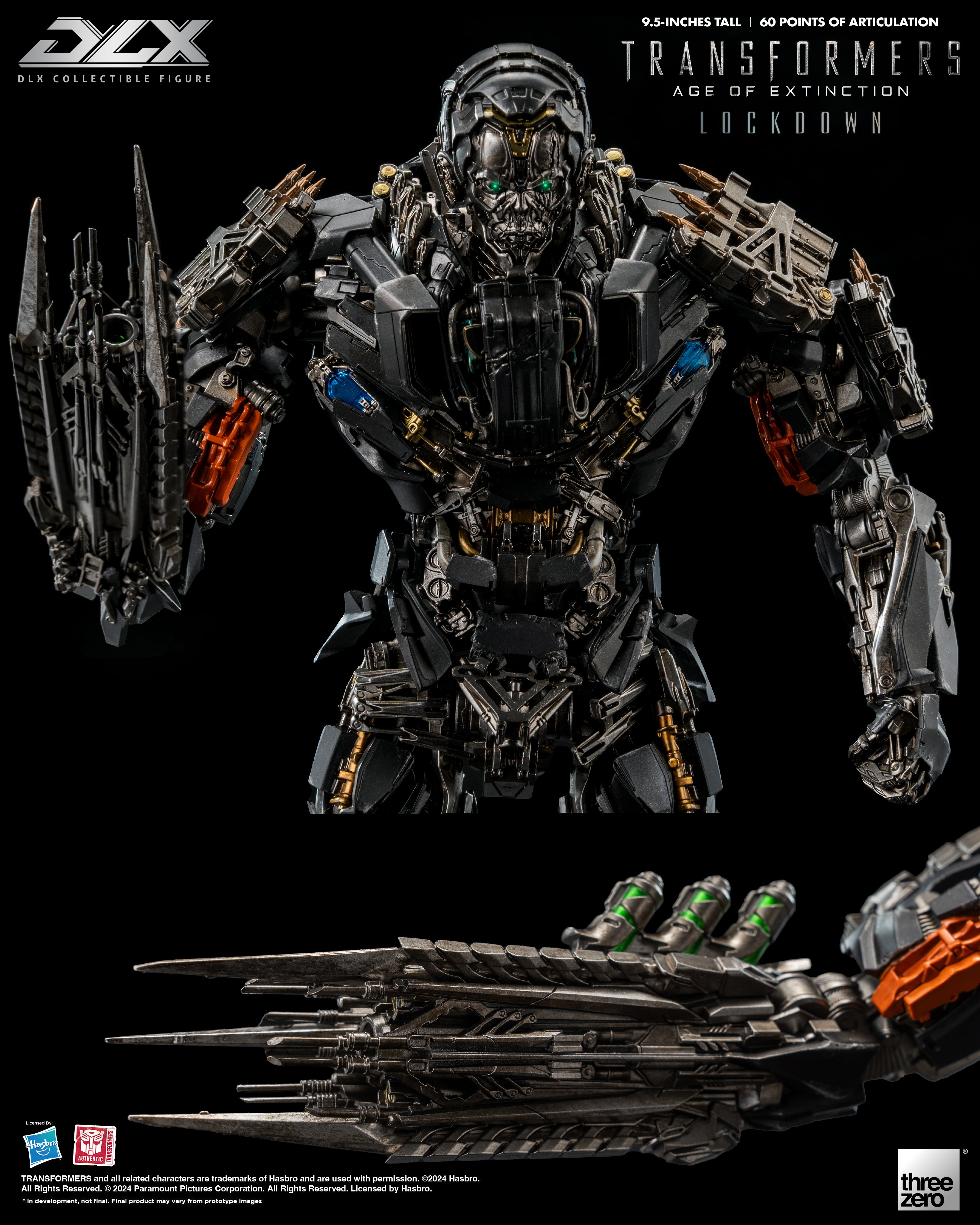 Threezero Dlx Series: Transformers Age Of Extinction - Lockdown