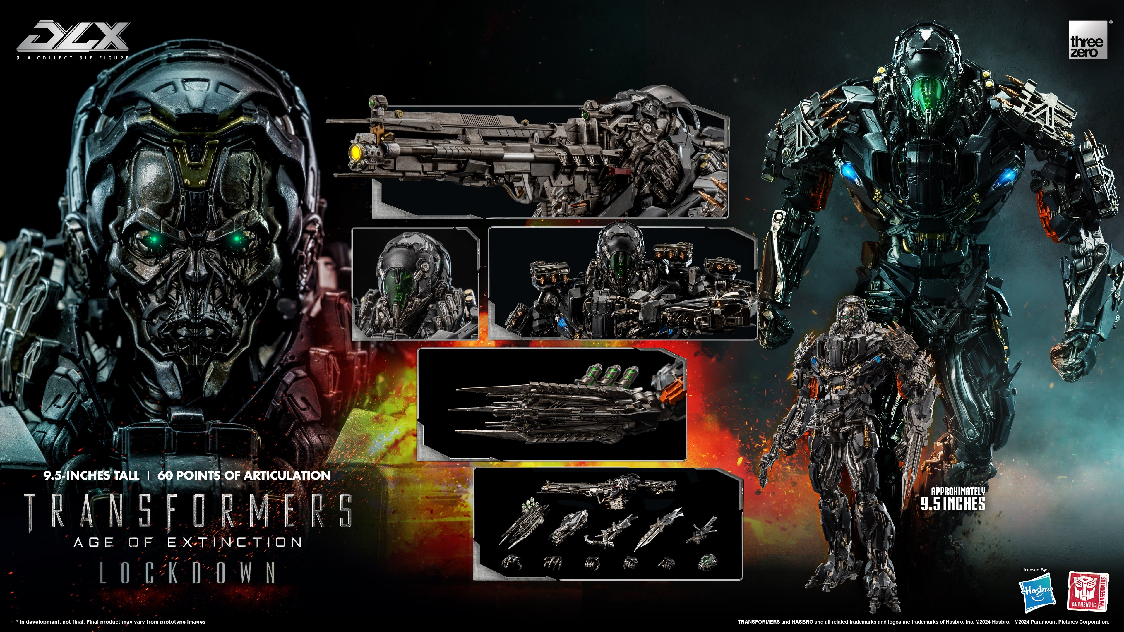 Threezero Dlx Series: Transformers Age Of Extinction - Lockdown