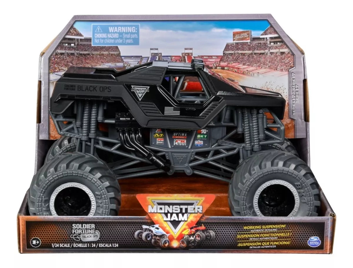 Monster Jam: Diecast Escala 1/24 - Monster Jam Aleatorio